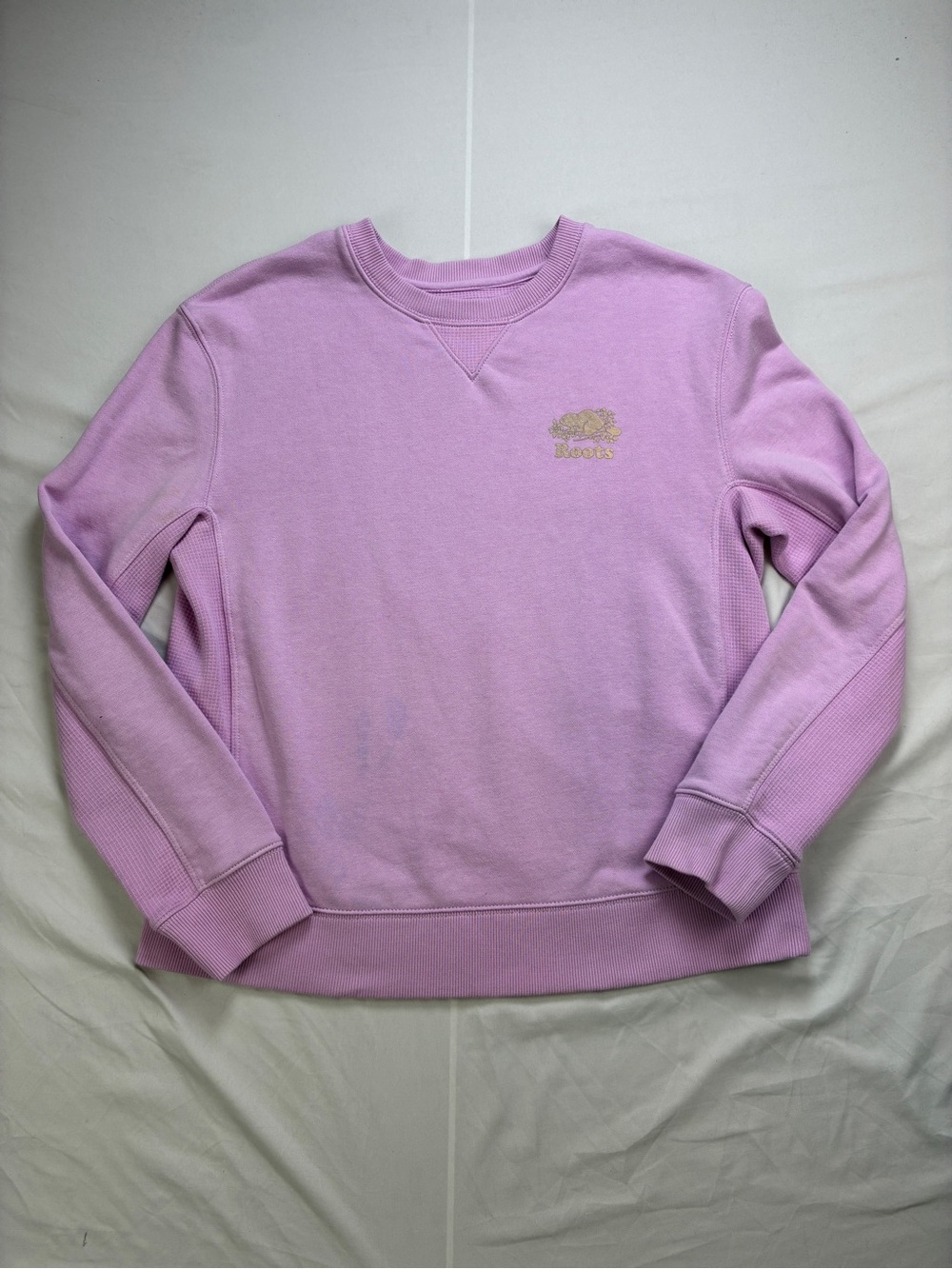 Roots Lavender/Lilac Crewneck Sweatshirt - Women's L